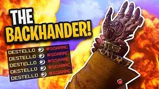 The *NEW* BACKHANDER Melee Weapon is INSANE (COD: Black Ops 4) #SoaRRC
