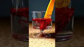 Mixing Red Glitter in Resin