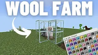 Easiest wool farm for Minecraft PE 1.18+ | Hindi |