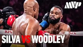 THE SPIDER STRIKES! SILVA DROPS WOODLEY WITH TKO | MVP's Jake v Joshua