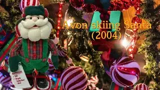 Avon Christmas - Sledding/skiing Santa (2004) (Shout)