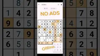 Pure Sudoku &mdash; Free Offline Game | No Ads #Sudoku #SudokuGame #SudokuFree #SudokuOffline #NoAdsGame