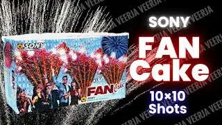 Sony / Fan Cake / 10 &times; 10 Shots / 100 Shots / Sony Vinayaga Fireworks 