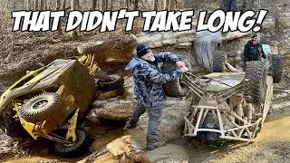 SHERI and JOE ROLLED on TRAIL 15 at WINDROCK OFFROAD PARK