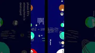 Some goofy planet stuff (timeline of a binary system of a b and a type star system