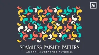 Create a seamless paisley pattern in Illustrator