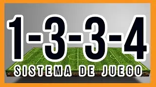 SISTEMA DE JUEGO 1-3-3-4 | Aprende como funciona