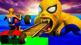  Spider-Man Rescue إنقاذ batman vs iron man vs venom funny Game GTA 5