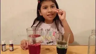 L&aacute;mpara de lava casera, M&iacute;a nos presenta su proyecto de ciencias