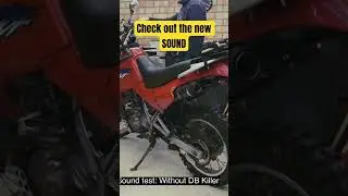 Dominator Exhaust Sound! #shorts #nx650 #exhaust #hondadominator #dominator