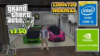 GTA 5 GAMEPLAY v1.50 ~ Intel Core I5-4210U - NVIDIA Geforce 820M 2GB | 2024