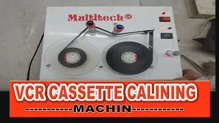 #vcr,vhs cassette calining machine