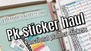PLANNER KATE STICKER HAUL | WAREHOUSE WEDNESDAY SALE | FUNCTIONAL STICKERS