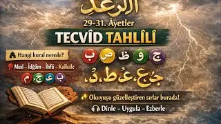 Tecvid tahlili râd suresi 29-31
