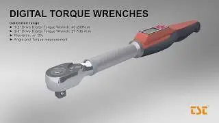 Digital Torque Wrench with Angle Measurement