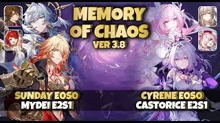 IL MEMORY OF CHAOS più DIFFICILE che abbia MAI FATTO con MYDEI E2S1 & CASTORICE E2S1~ HSR 3.8