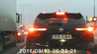 From J&uuml;ri to Kaarli puiestee, Tallinn [CAR DASHCAM]