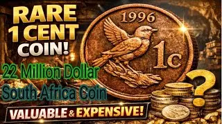 1996 South Africa 1 Cent Coin Value 💰 | Rare Old Coin Worth $22 | Old Coin Gold Mine