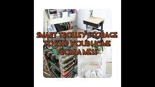 Here's Why Your Home is Messy, You Need This Smart Trolley Storage For Clutter Solutions| Home Decor