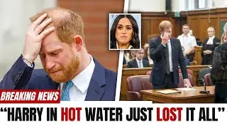 OMG! Harry IN hot water GOES NUTS In Court Judge Issues STERN Warning As Legal Team QUITS!