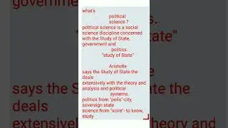 what is political science ? Definition Aristotle #flute #music political science