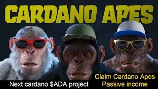 Cardano apes launch - How to find latest cardano collections - Passive income