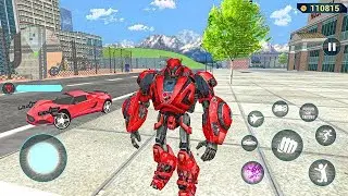 Car Jet Robot transformation Fighting Game 2024 | Bumblebee Fights Evil Robots - Android Gameplay.