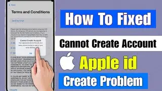 how to fix cannot create account apple id | apple id create problem | cannot create account apple id