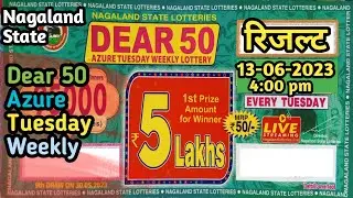 Nagaland State Dear 50 Azure Tuesday Weekly Lottery Result | Dear 50 Lottery Result Today 4pm