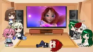 BNHA reaccionan a las winx 2 trasformaciones 1/2