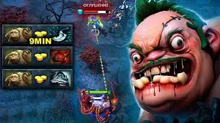 9Min Blink Dagger🔥Heart + Shiva Turned Pudge into a Monster🔥