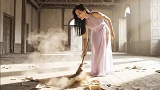 Transparent 4k cleaning, Clean the house with an industrial vacuum cleaner.