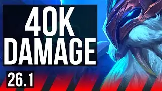 ORNN vs YASUO (TOP) | 40K damage, Good KDA: 11/2/26 | EUW Master | 26.1