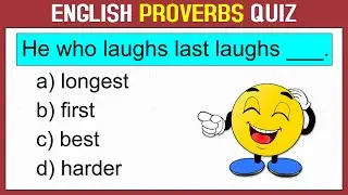 English Proverbs Test. 15 English proverbs Questions. English Vocabulary Quiz #challenge 6