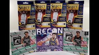 2020-2021 NBA Optic/Select/Recon Hobby Box Break- Tech issue NO CHAT!!! Had to restart.....
