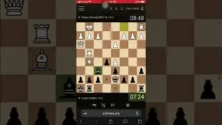 Easy chess game - he was higher rated