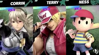 Super Smash Bros Ultimate Amiibo Fights EX Corrin vs Terry vs Ness