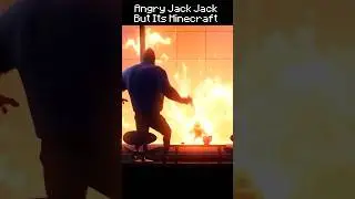 Angry Jack Jack But It's Minecraft 😡 | Incredibles 2 Movie