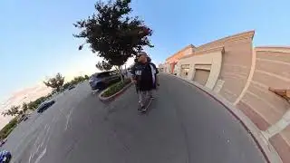 Riding my old Ev WowGo Board. 