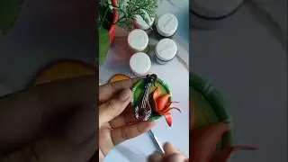 || বীণা-পলাশ || Handmade clay chocker jewellery #clay @craftful_attic easy to make clay art