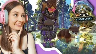 TAMING DE LOUTRE DANS ARK FJORDUR ! #3 - Ark Survival Evolved fr
