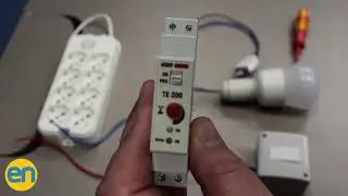 How do you install a stairwell light timer?