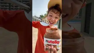 S&Oacute; UMA COLHERZINHA DE NUTELLA #shorts