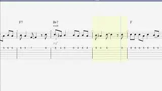 Johnny B. Goode by Chuck Berry - Easy guitar tutorials with backing track