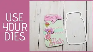 Easy Mason Jar Card. Pinterest Crafts #7.