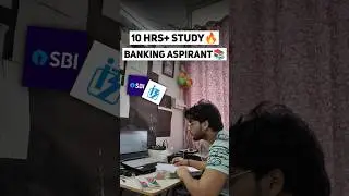 10 Hrs+ Study🔥 Banking Aspirant📚✅ #ibps #ibpspo #sbipo