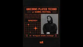Sinergy Groove Techno Live Set | UPTech &mdash;Unicorns Play Techno Selection for Karma Festival 2025
