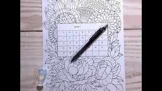 may 2017 calendar -  drawing/doodle