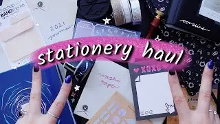 stationery haul ☾✧ 2021 journal, washi tape, coraline stationery set & more