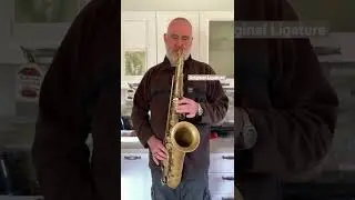 Trying an old Otto Link Florida USA 8* mouthpiece with Selmer SMB26 Ligature VS Original Ligature